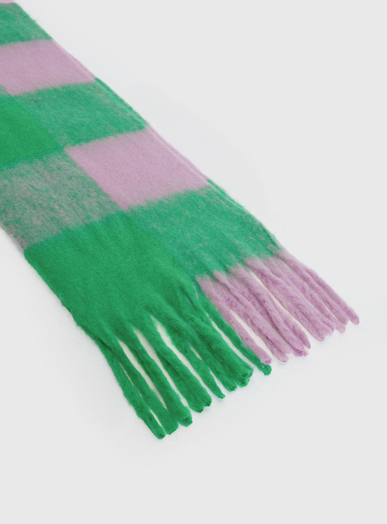 Up To Us Scarf Green / Pink、mySite、solidvoid
