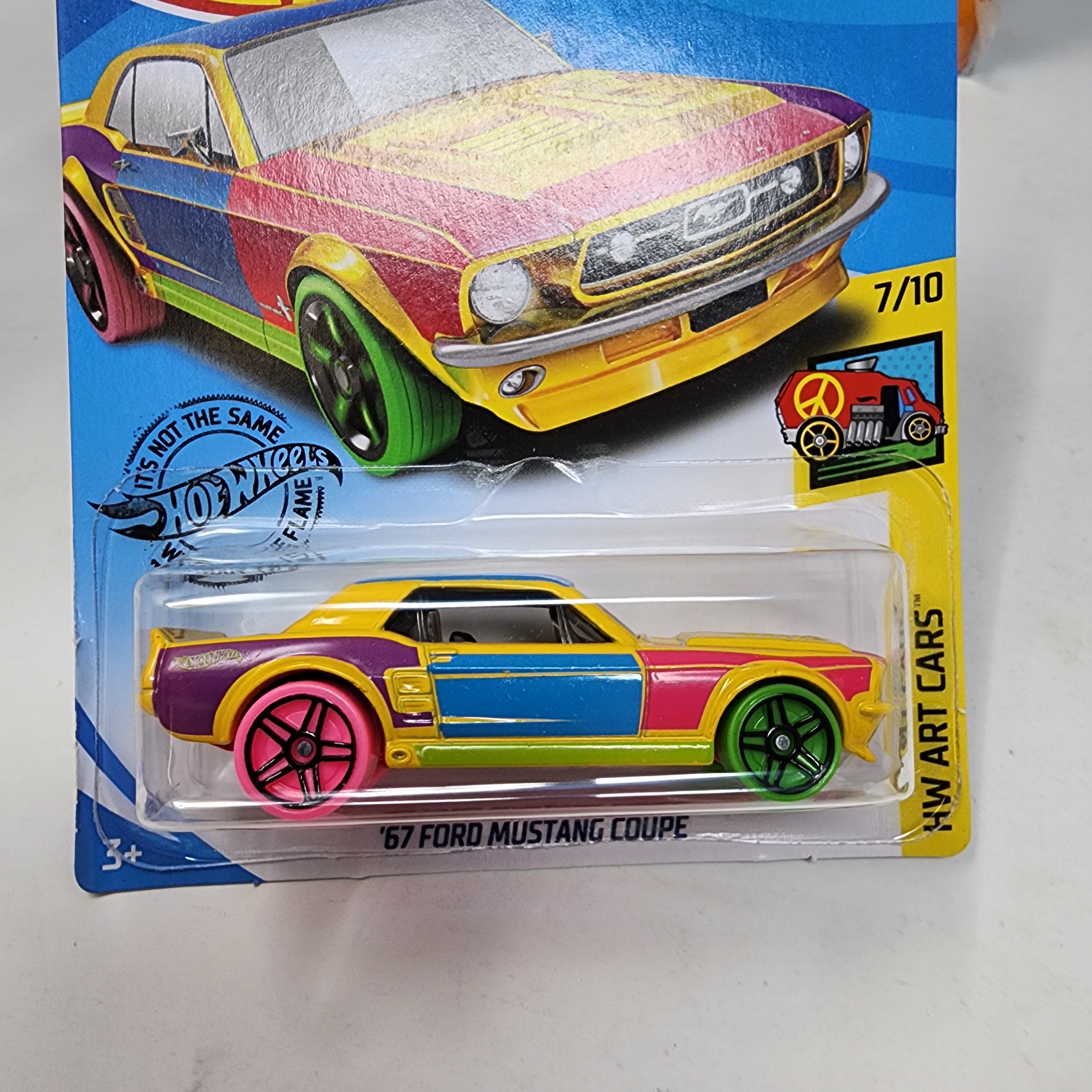 '67 Ford Mustang Coupe #218 * Yellow * 2019 Hot Wheels、mySite、hgirdovlk