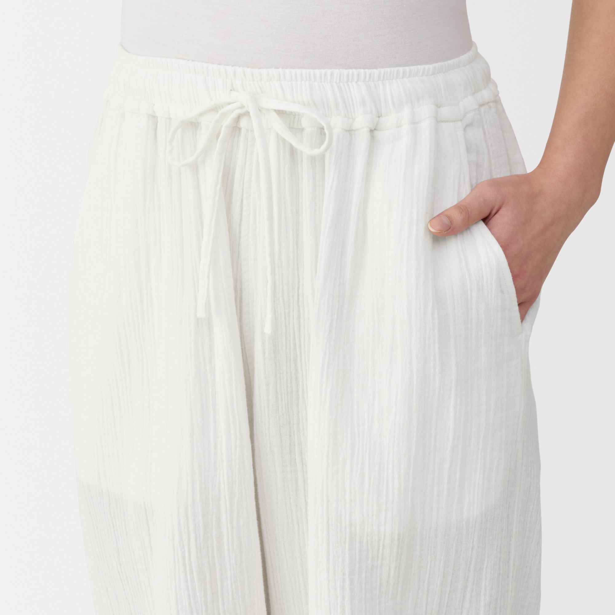  Women's Crepe Gauze Long Pants、mySite、sugarbowlscore