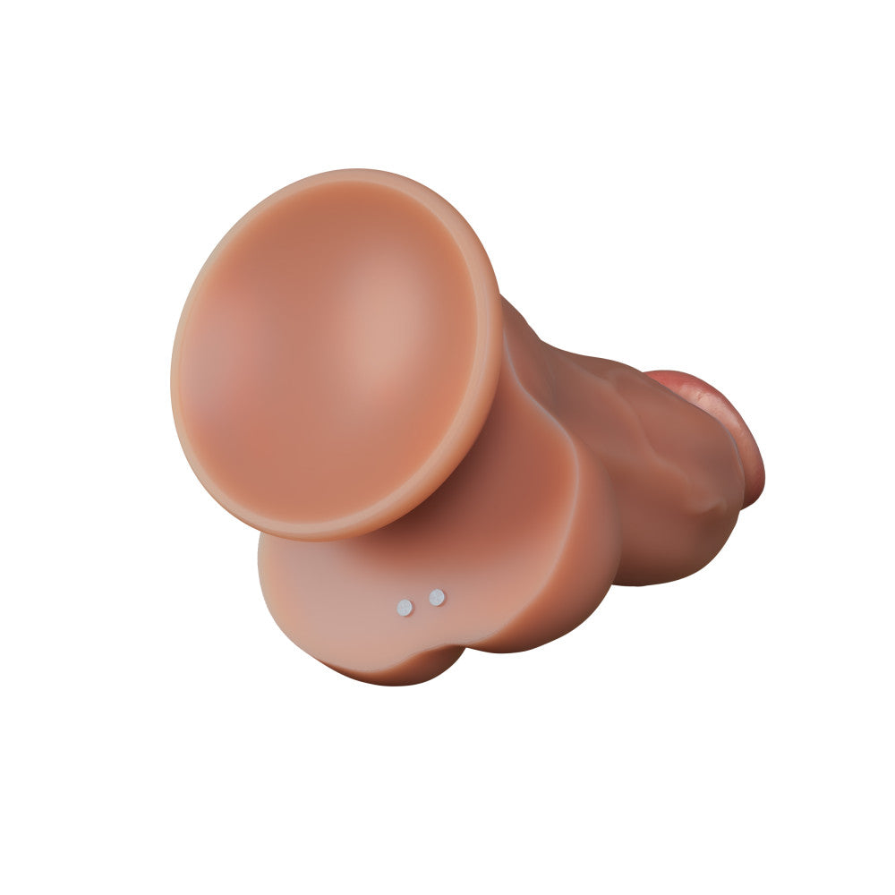 Dr. Skin By Blush® | Dr. Brody 8.75” Vibrating & Thrusting Realistic Silicone G-Spot Dildo With Remote Control – Beige、mySite、bottomscart