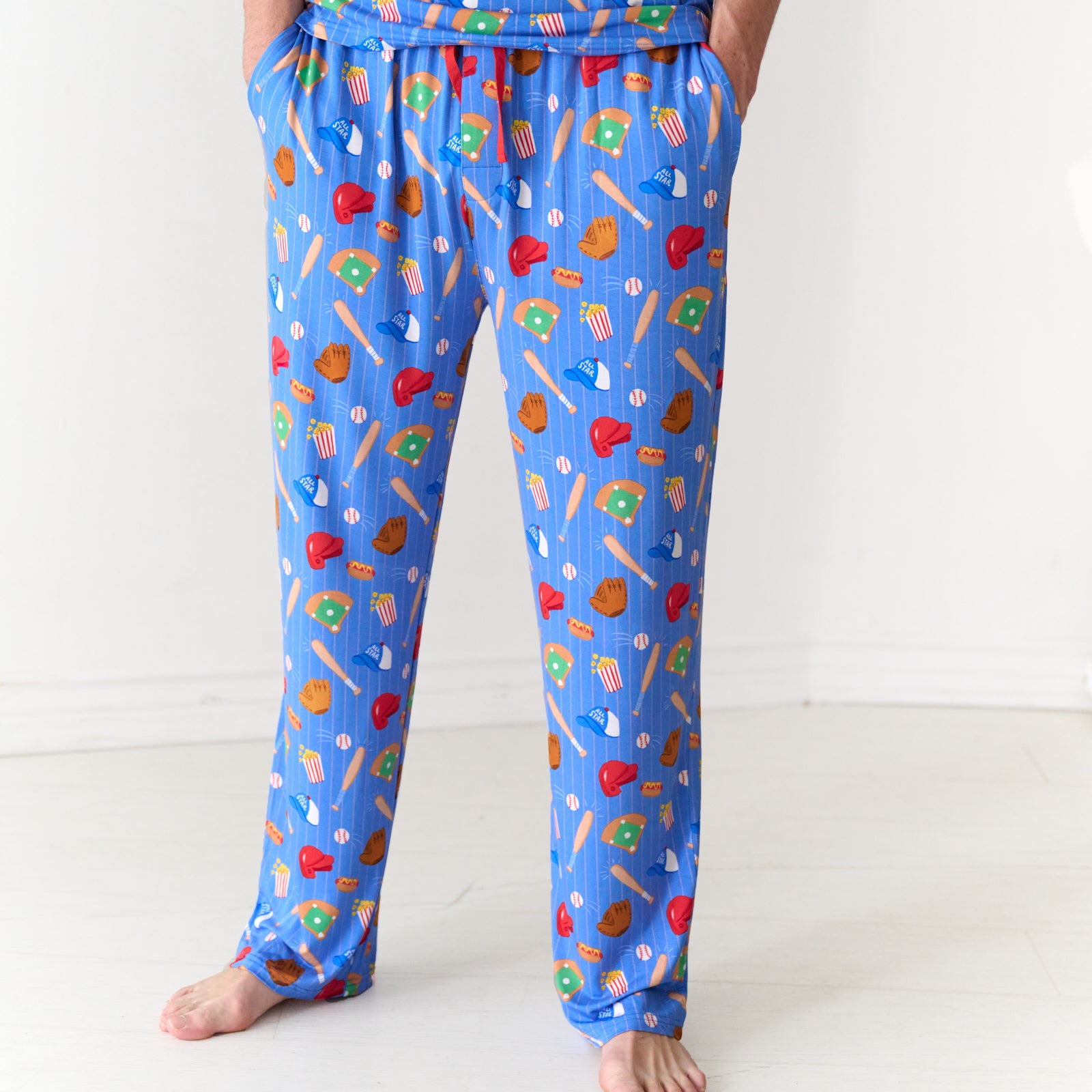  Blue All Stars Men's Pajama Pants、mySite、layawaytickets