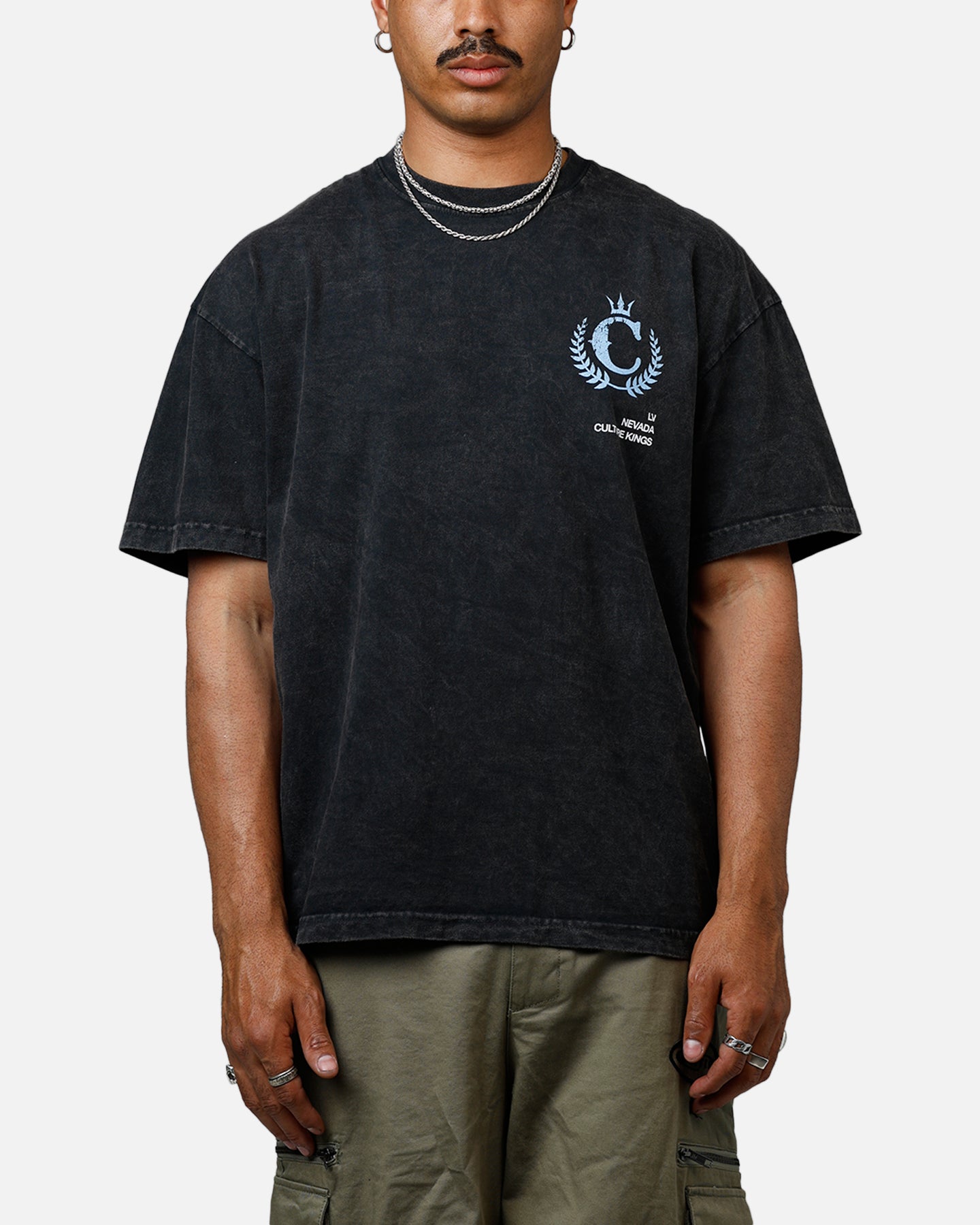 Culture Kings CK Orb Vintage T-Shirt Black Acidwash、mySite、zt4zffjzw