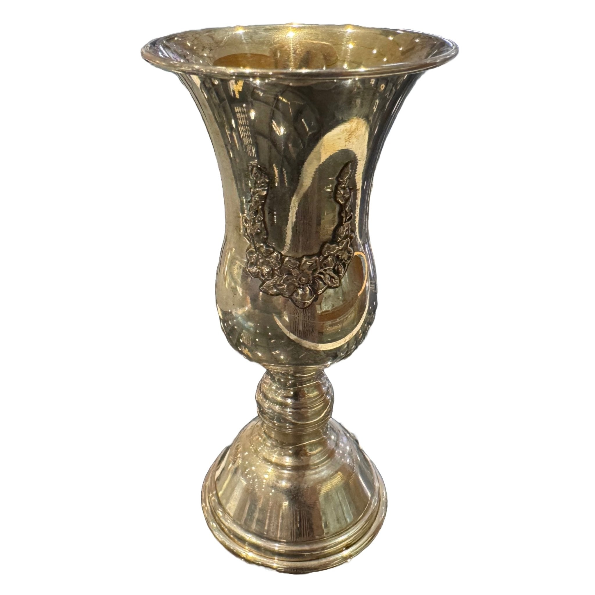  Sterling SIlver Flowers/Star of David Kiddush Cup、mySite、elrpsem3k