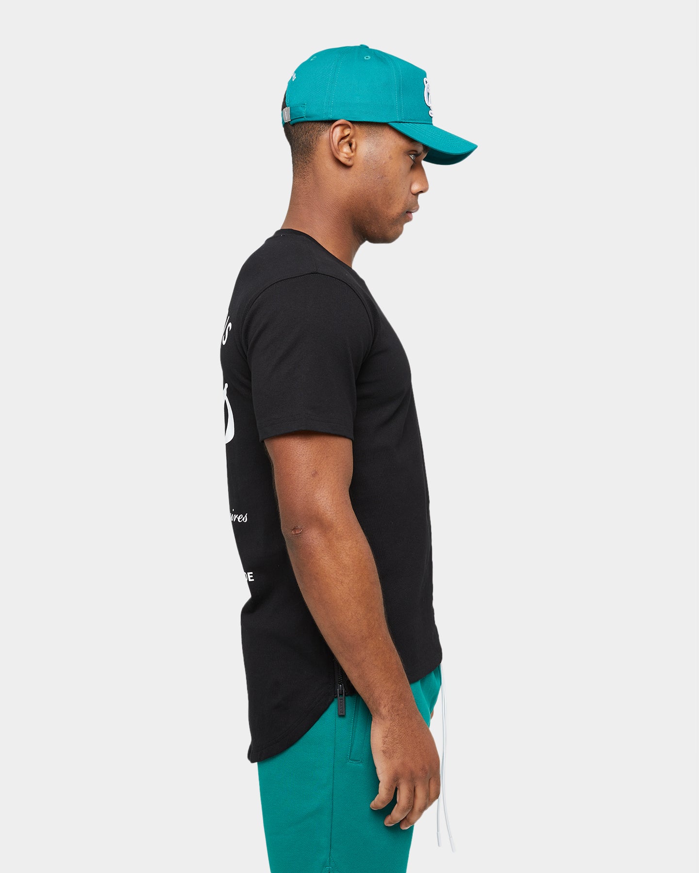 Carre Revolution Zip Drop Tail T-Shirt Black、mySite、zt4zffjzw