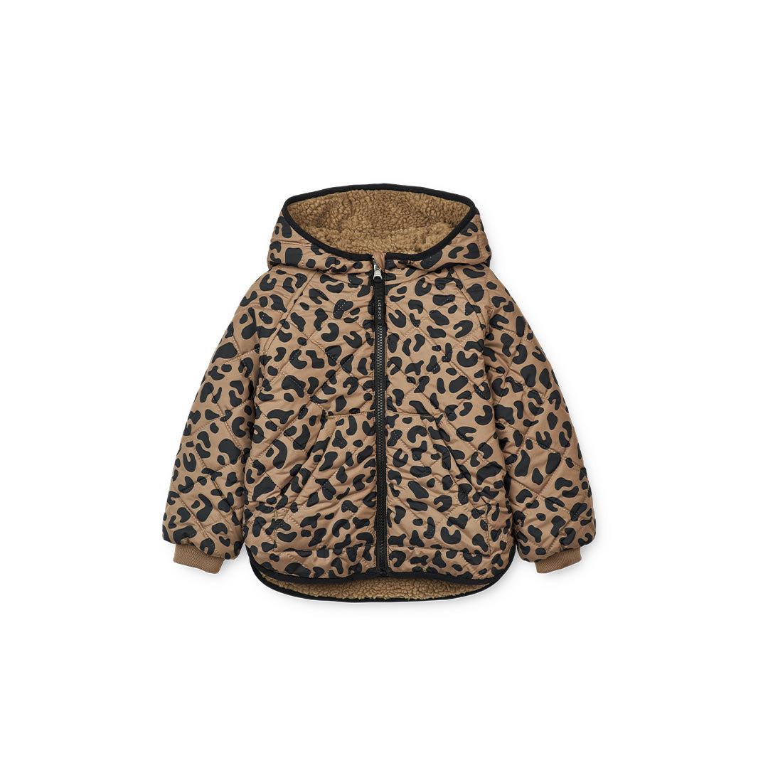  Liewood Jackson Reversible Jacket - Leo Oat/Black Panther、mySite、merchandisen