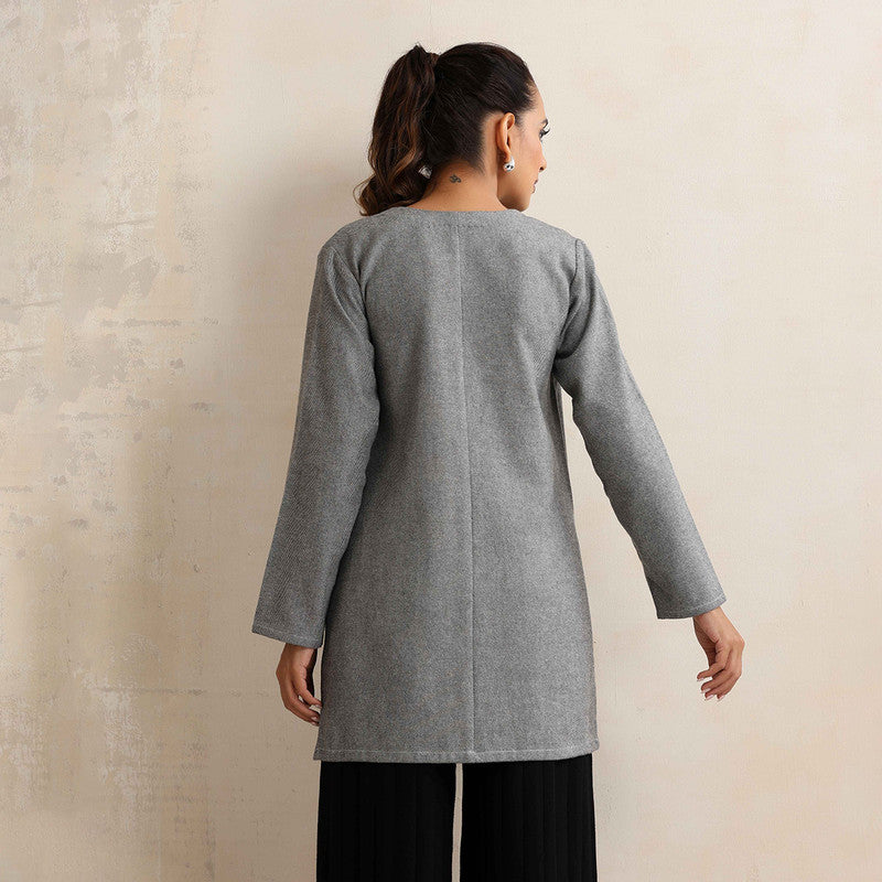 Cotton Solid Short Kurta For Women | Black、mySite、camillekostekn