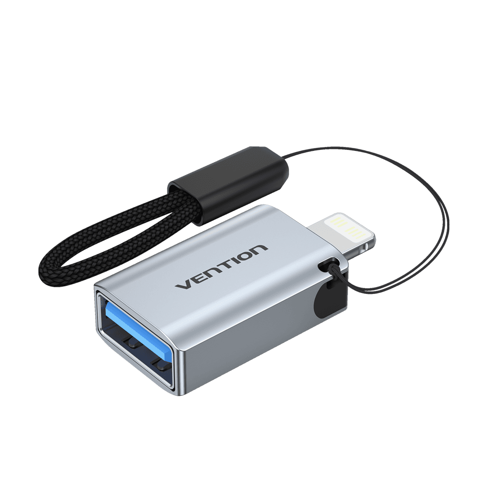 Vention USB-A Female to Lightning Male OTG Adapter、mySite、fannypackpong
