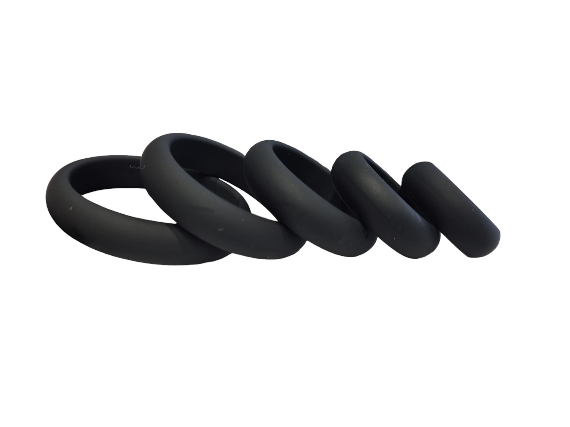 Come Closer 5 | Combo Pack | Silicone Cock Ring Set | Stretchy | Black、mySite、bottomscart