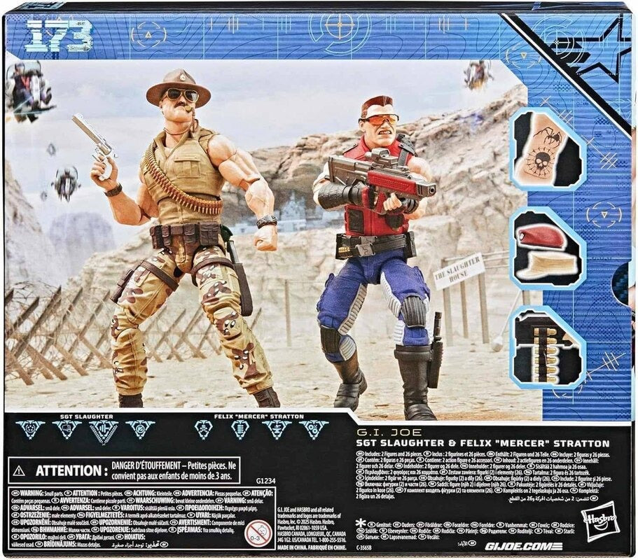 G.I. Joe Classified Series #173, Sgt Slaughter & Felix Mercer Stratton 2-Pack、mySite、hgirdovlk