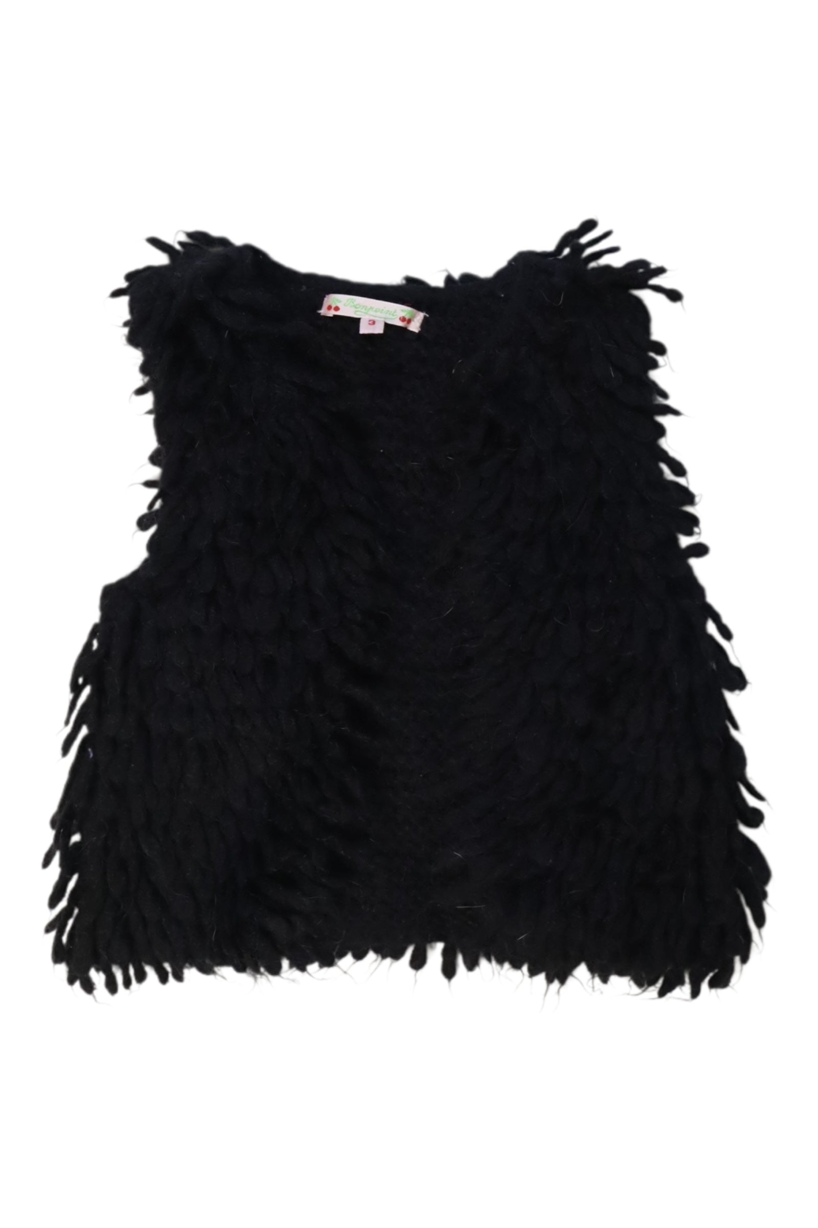 Bonpoint Fuzzy Outerwear Vest 3T、mySite、g9winljtr