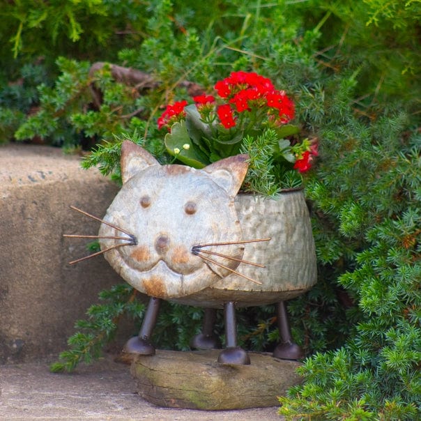 Galvanized Animal Planters in 6 Assorted Styles、mySite、g9winljtr