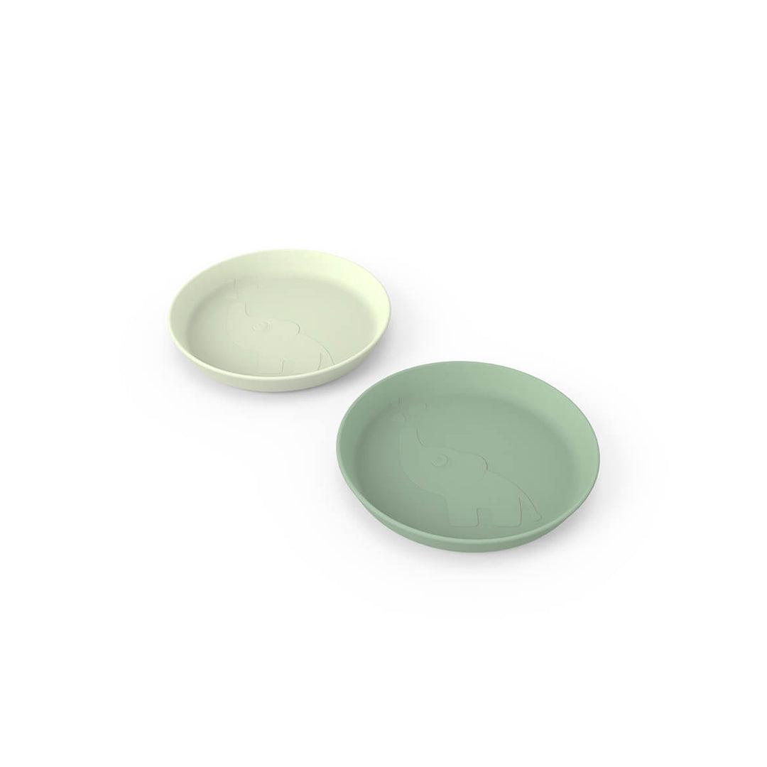  Done by Deer Kiddish Plate - 2 Pack - Green - Elphee、mySite、merchandisen