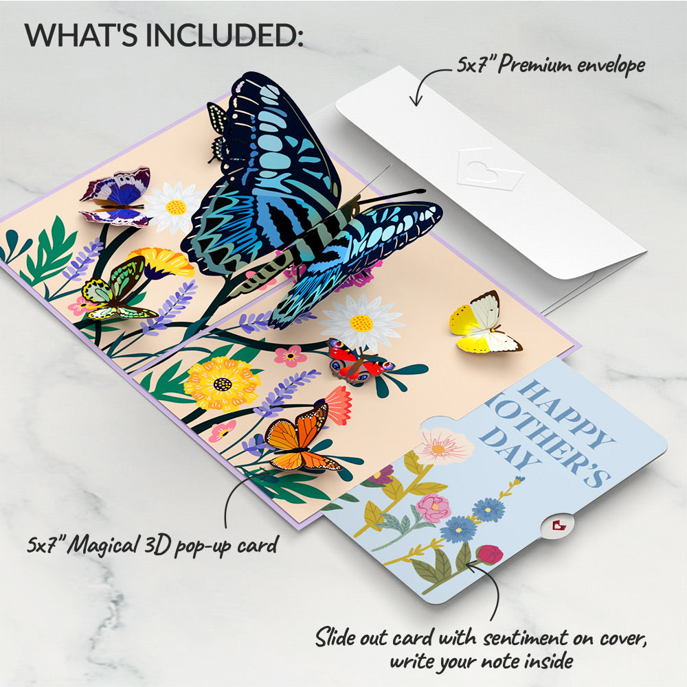 Garden Butterflies Mother's Day Pop-Up Card and Sentiment Set、mySite、solidvoid