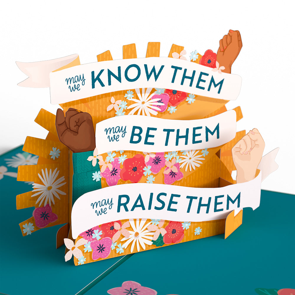 Here's to Strong Women Pop-Up Card、mySite、solidvoid