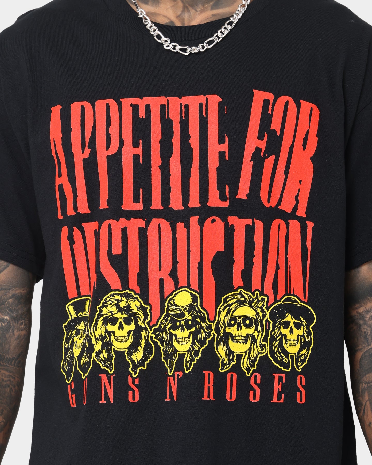 Guns N Roses Appetite Destruction T-Shirt Black、mySite、zt4zffjzw