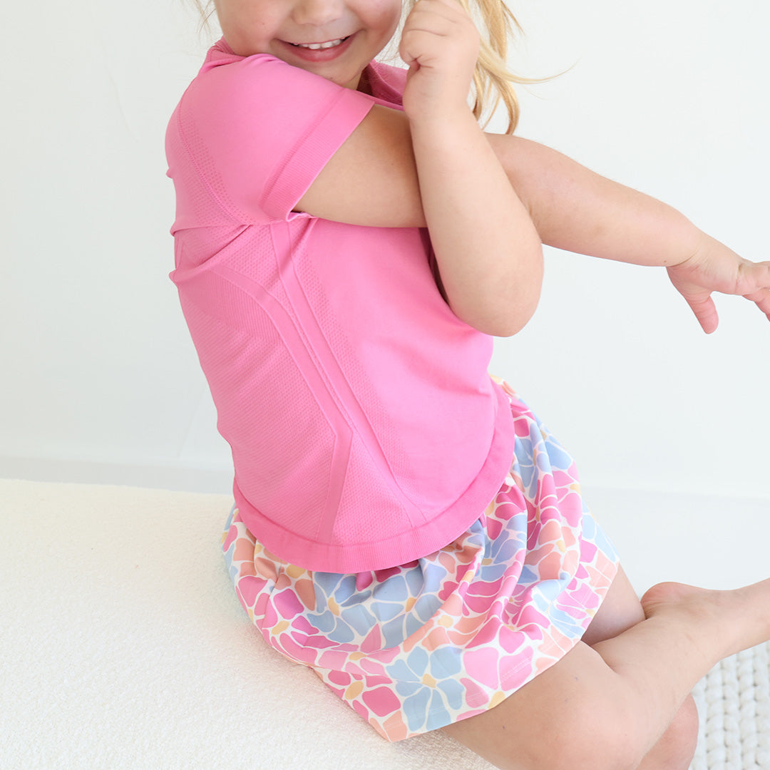  Kids Active Short Sleeve Athletic Top | Power Pink、mySite、layawaytickets