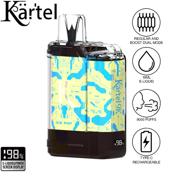 Kartel 9k by Vapmod 9000 Puffs 18mL Disposable Vape、mySite、zt4zffjzw