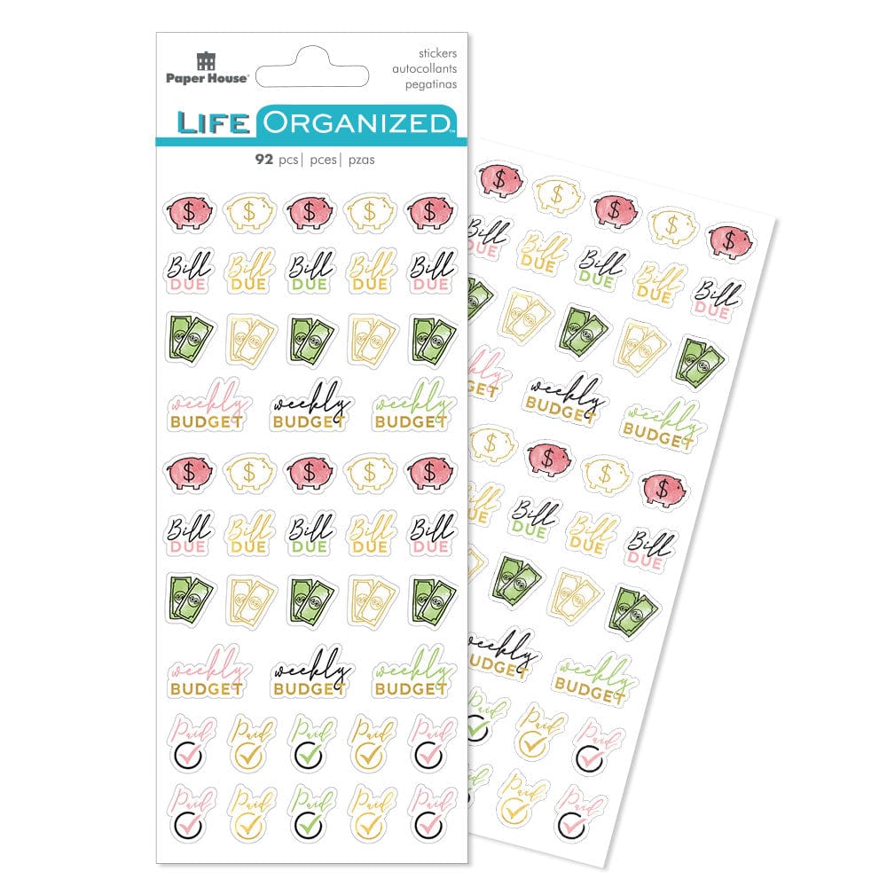  Planner Stickers - Creative Journaling Budget、mySite、ghnorth