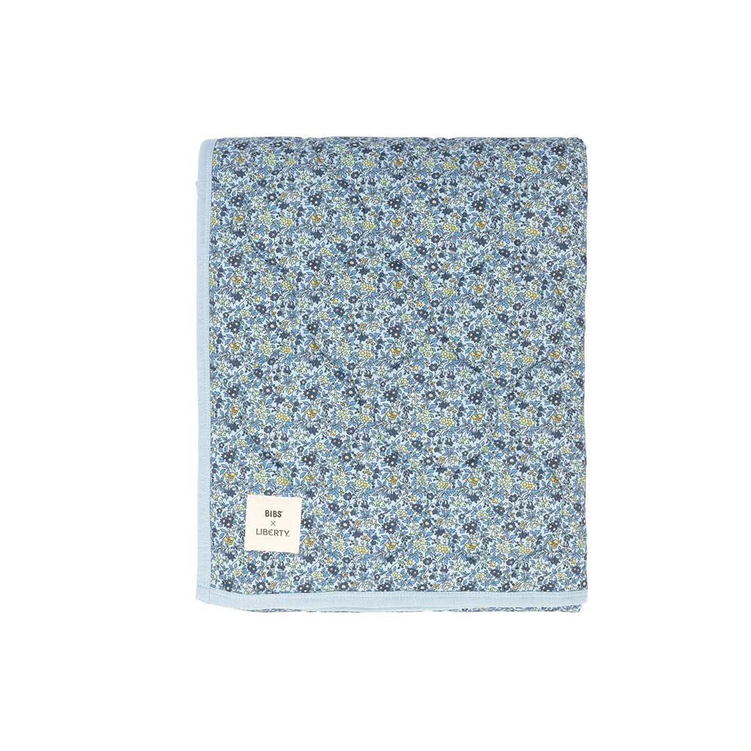  BIBS X LIBERTY Quilted Blanket - Chamomile Lawn - Baby Blue、mySite、merchandisen