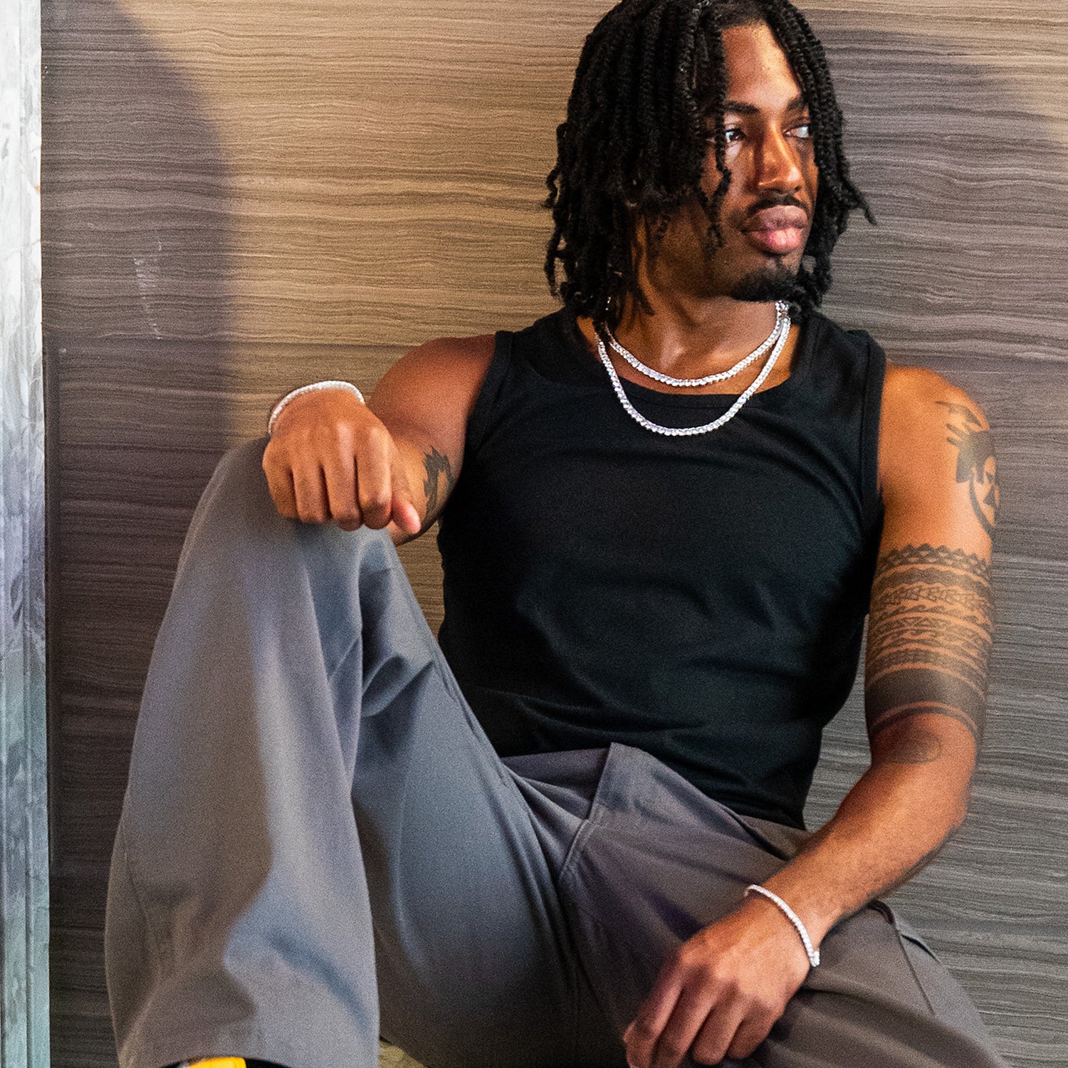 5MM Moissanite Tennis Chain 14K Gold、mySite、hinf8tx79