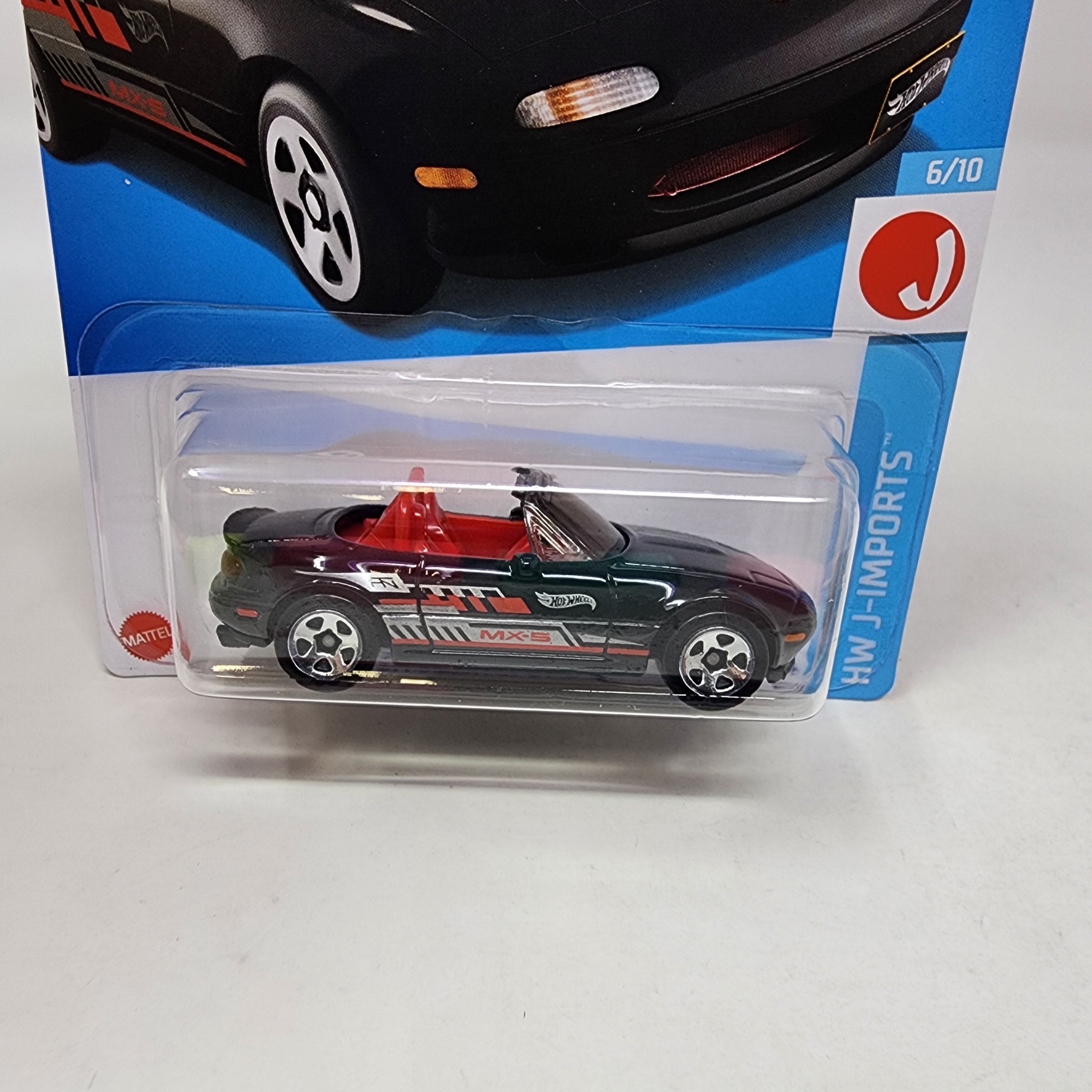'91 Mazda MX-5 Miata #120 * BLACK * 2024 Hot Wheels Basic w/ Factory Holo、mySite、hgirdovlk