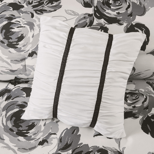 King/Cal King Floral Print Duvet Cover Set、、eastwooduniform