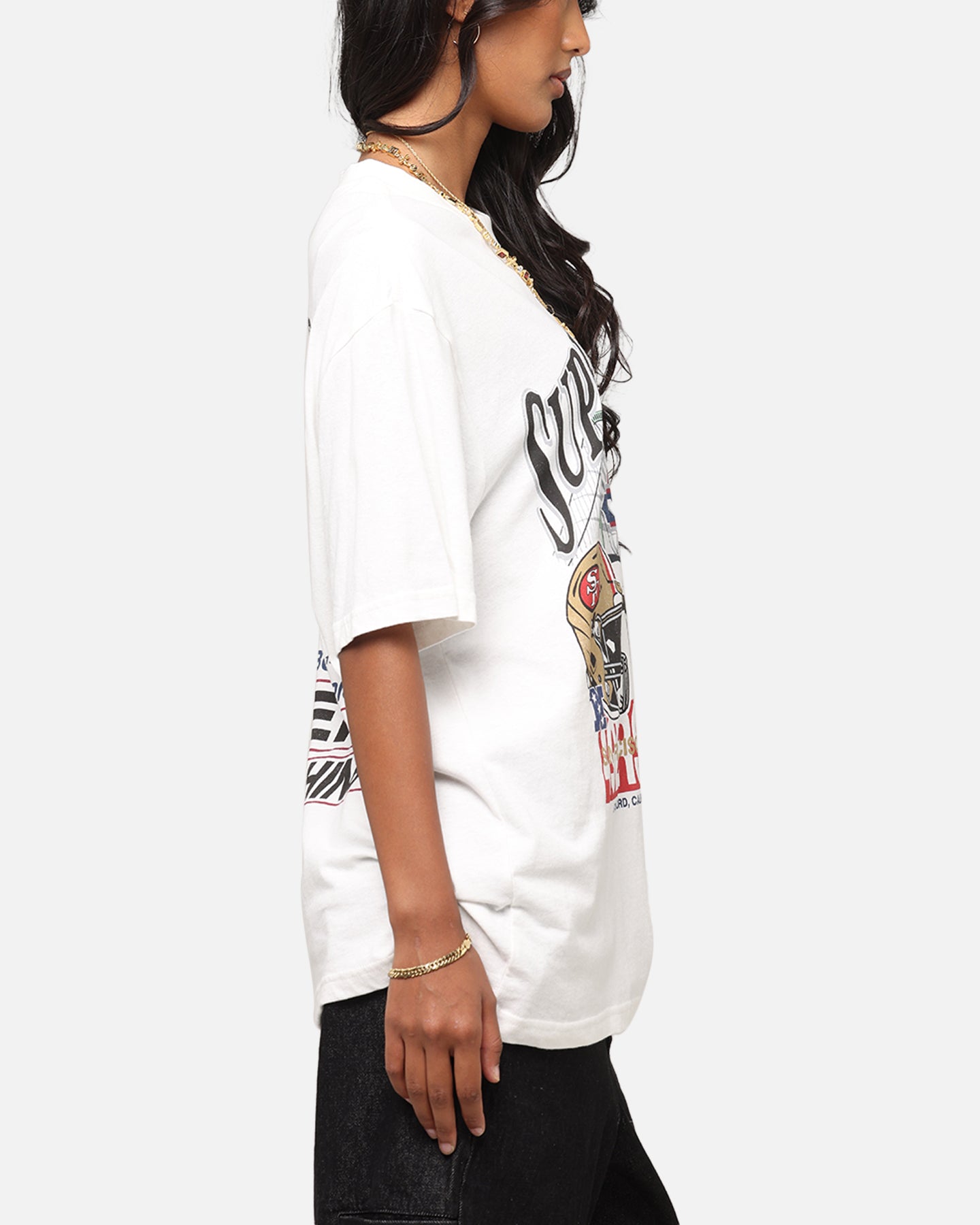 Mitchell & Ness Super Bowl XIX Match Up T-Shirt Vintage White、mySite、zt4zffjzw