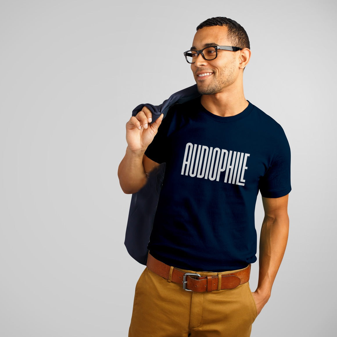  Bona Fide Audiophile T-Shirt、mySite、merchandisen