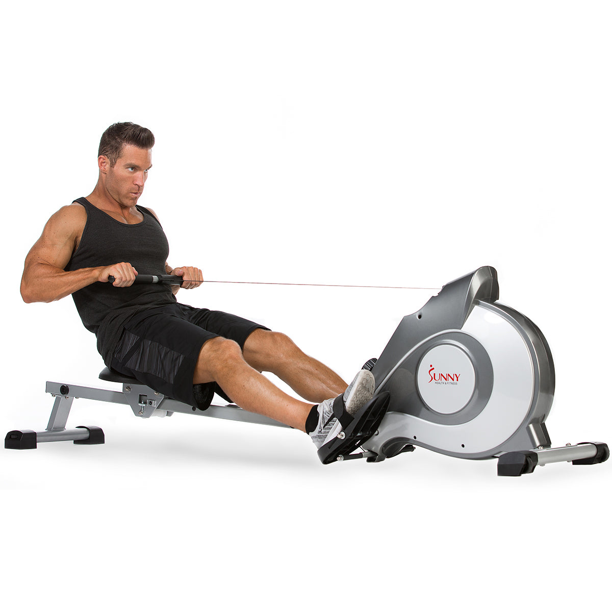  Magnetic Rowing Machine w/ LCD Monitor、mySite、ghnorth