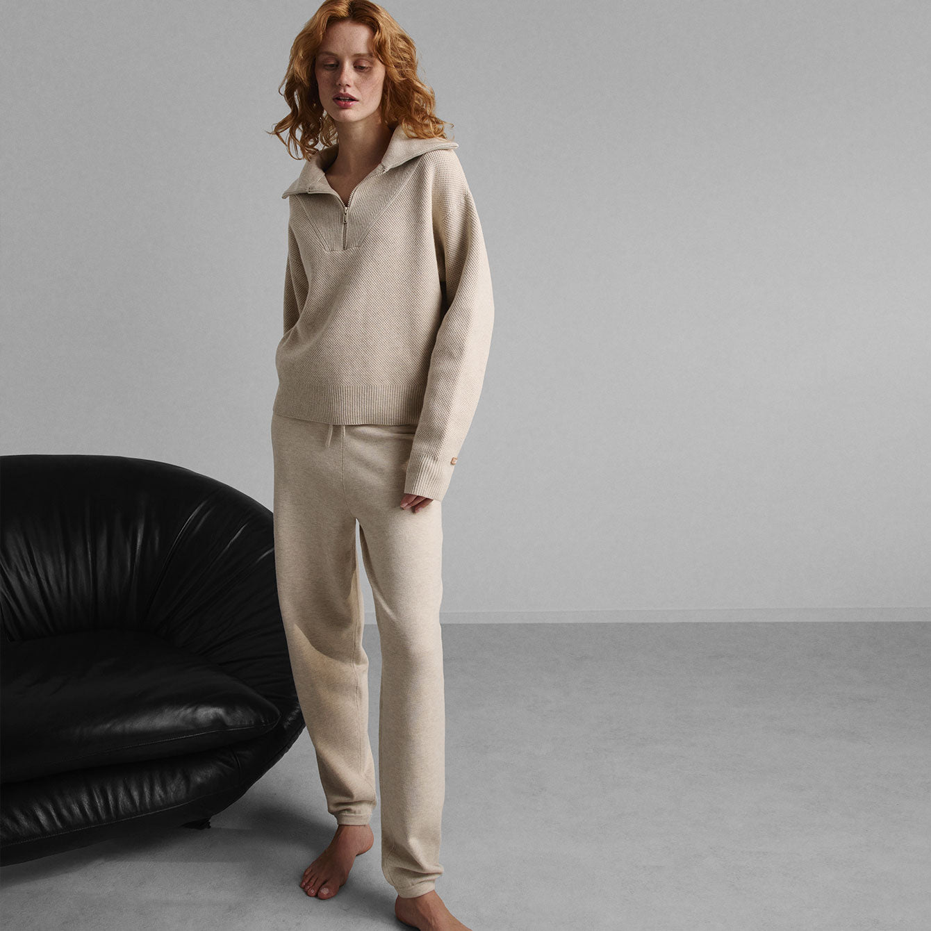 Cottonsilk™ Collared Half Zip、mySite、bengalsvssteelers