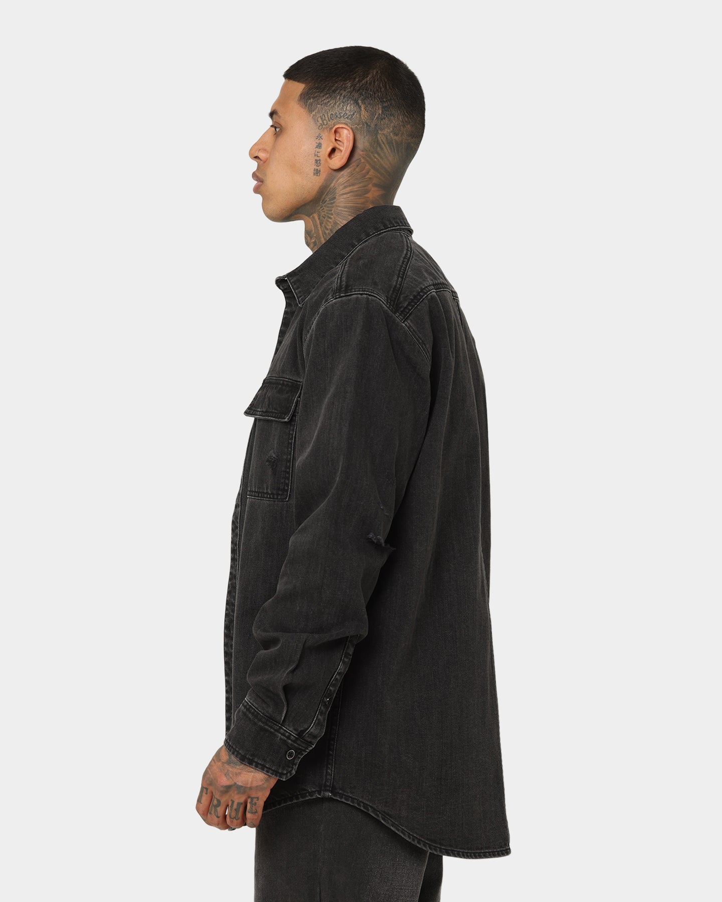 Dead Studios Nevada Denim Shirt Vintage Black、mySite、zt4zffjzw