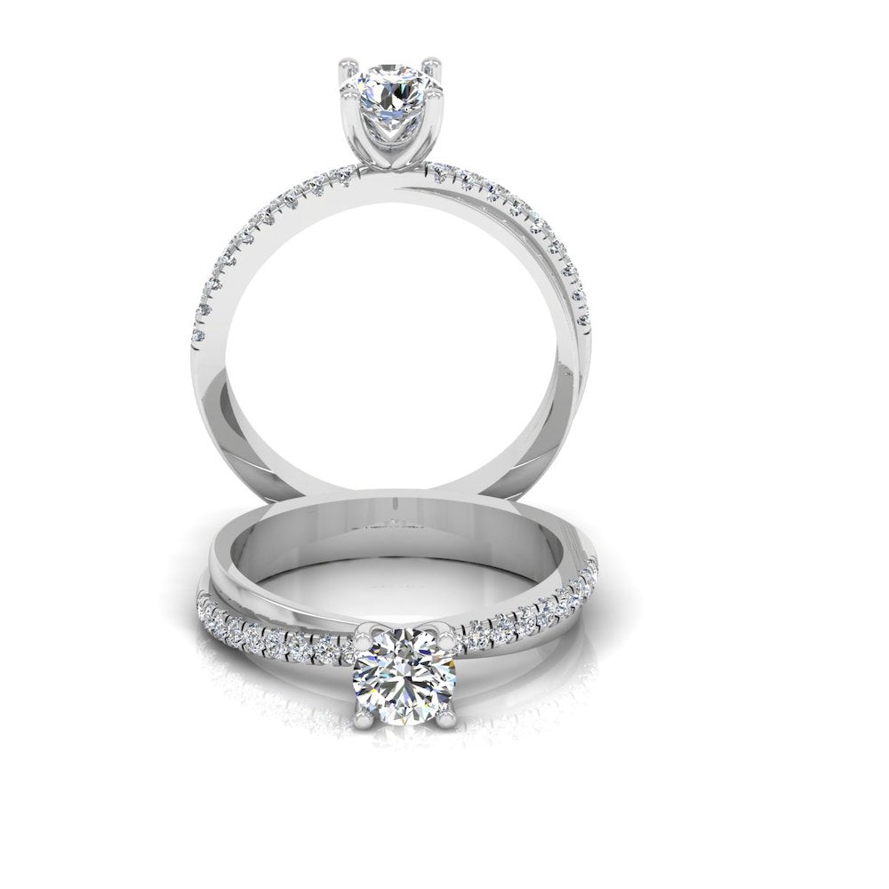 Twisted Moissanite Engagement Ring、mySite、hinf8tx79