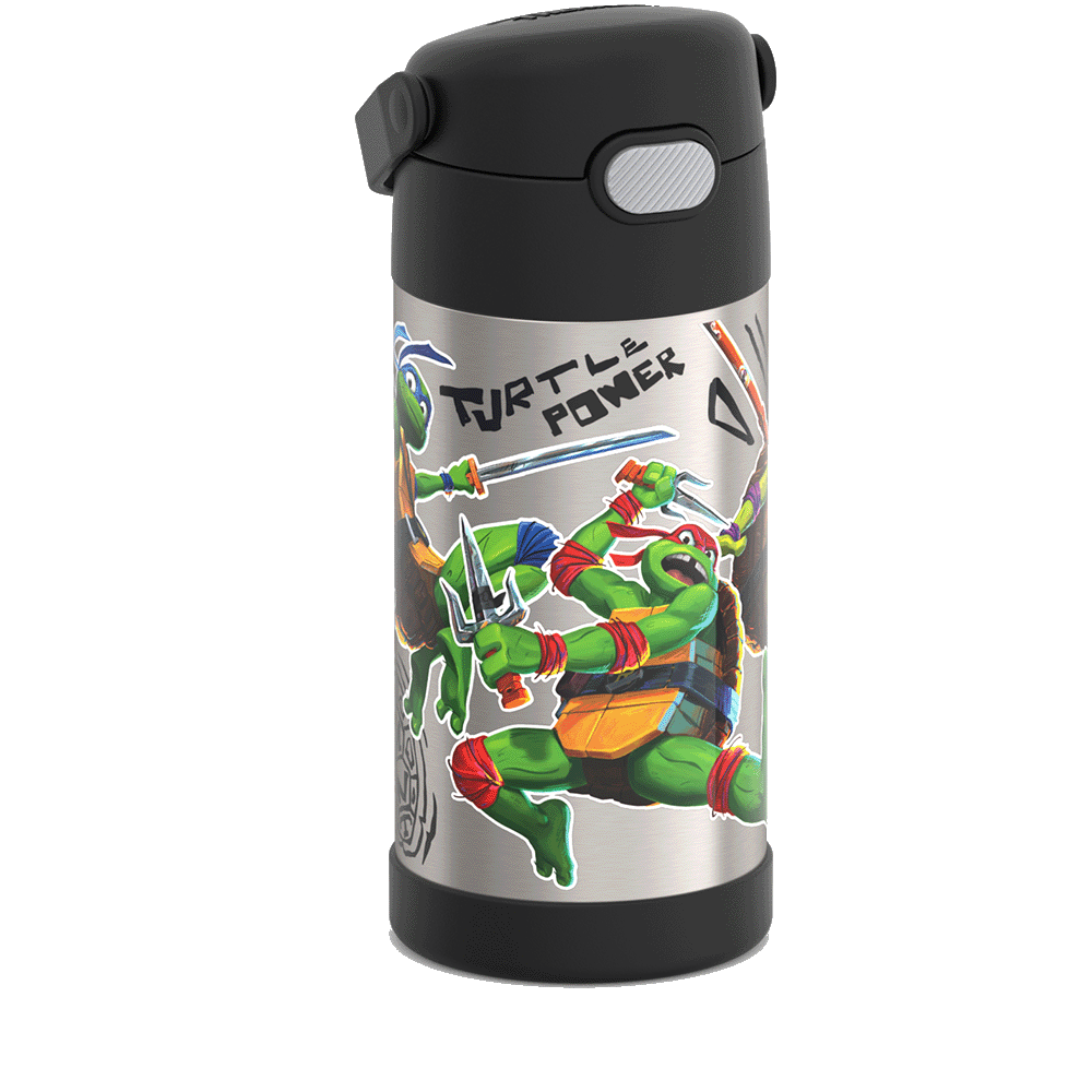 12oz FUNTAINER® WATER BOTTLE TEENAGE MUTANT NINJA TURTLES、mySite、noshort