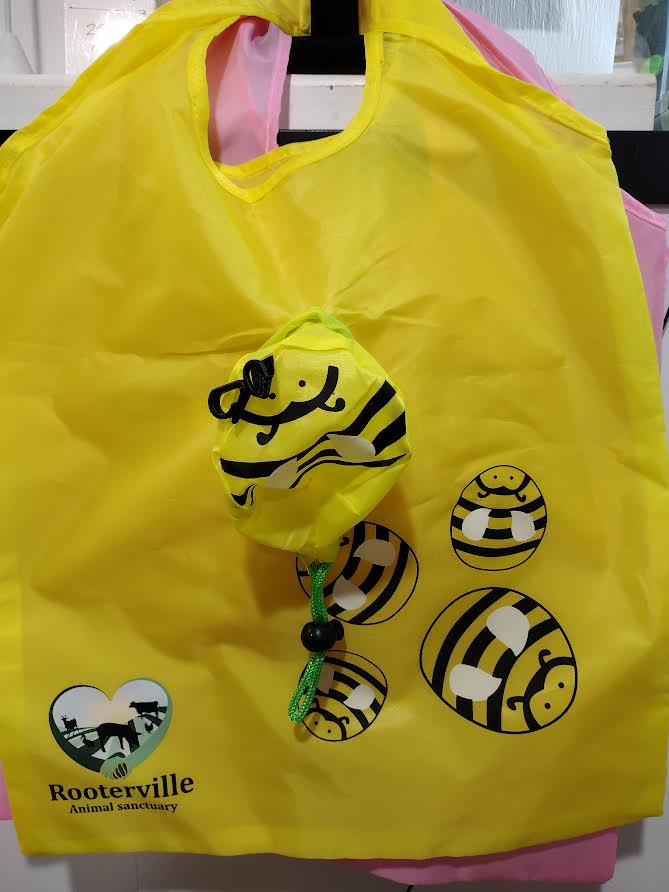 Reusable Waterproof Shopping Bags Pig Cow Honeybee Ladybug、mySite、g9winljtr