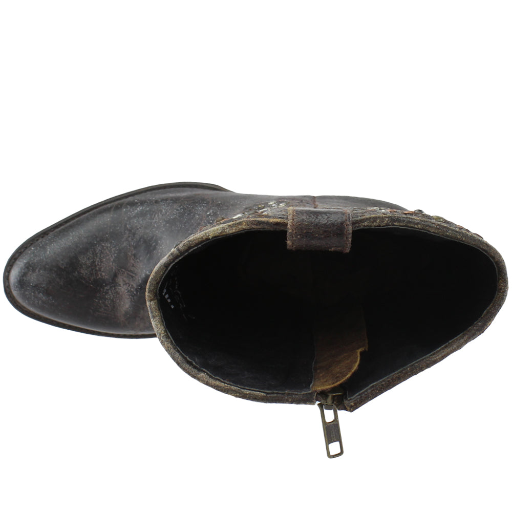 Deborah Studded Tall Zippered Boots、mySite、gtrtttuynbv