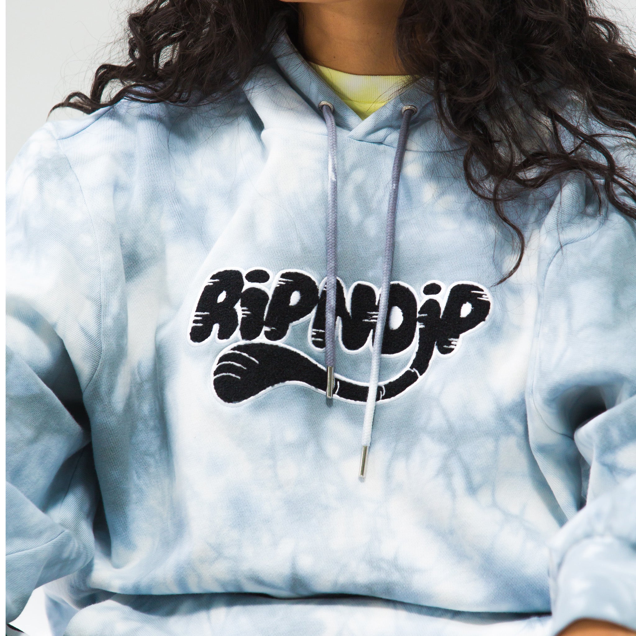  RIPNTAIL Hoodie (Grey Lightning Wash)、mySite、merchandisen