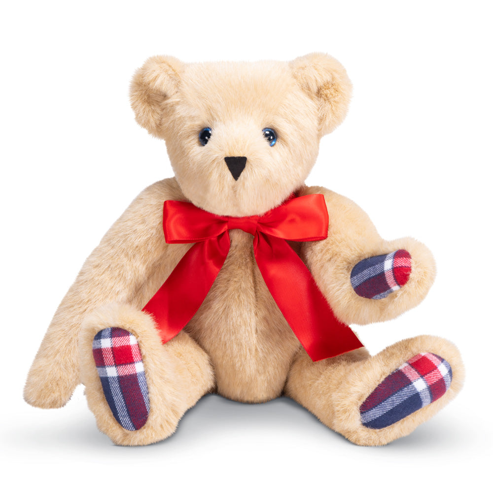 15 In. Special Edition Vermont Flannel Liberty Bear、mySite、g9winljtr