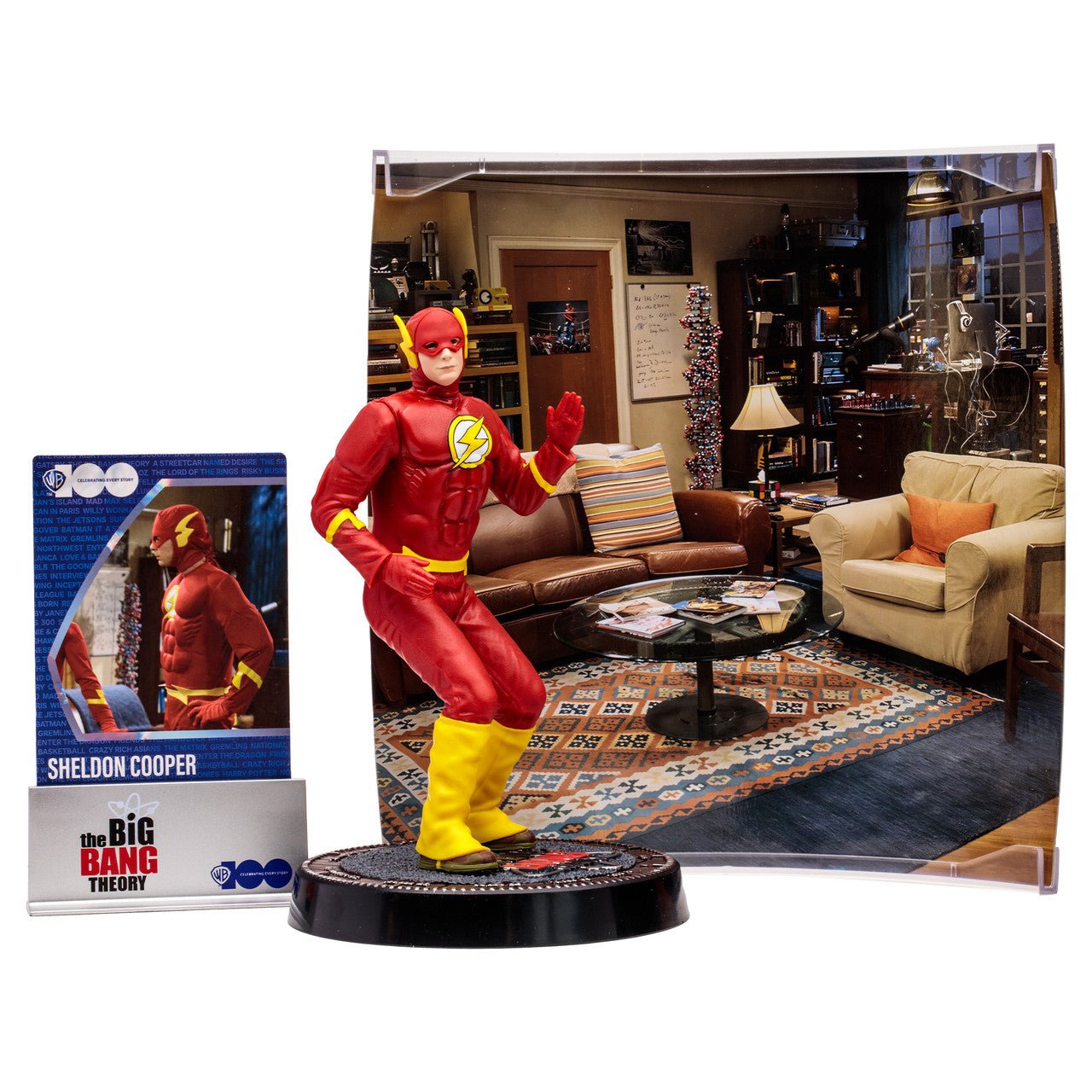 McFarlane Movie Maniacs WB 100: Sheldon Cooper as The Flash (Big Bang Theory)、mySite、hgirdovlk