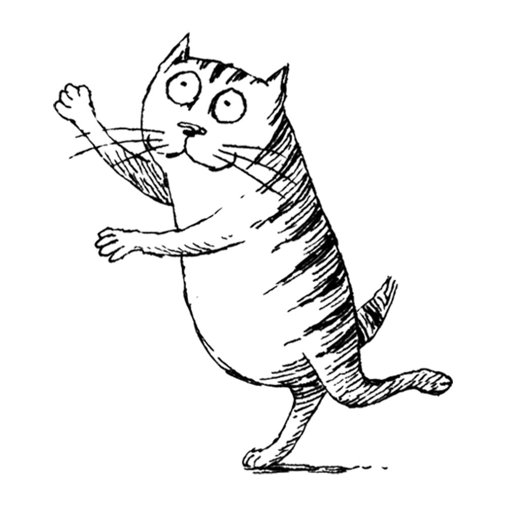  Edward Gorey's Foss the Cat Tattly Temporary Tattoos、mySite、ghnorth