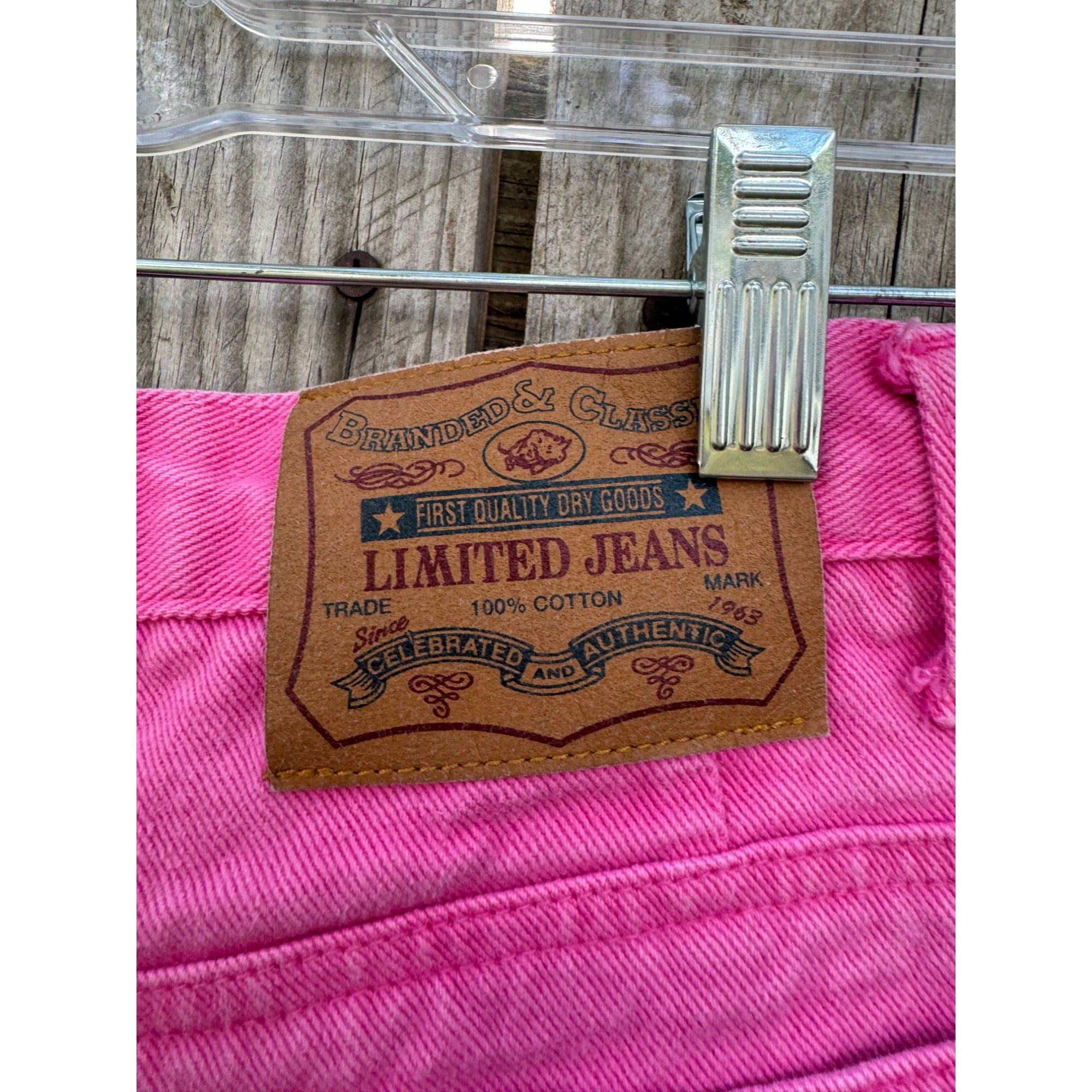 90's Limited Jeans Pink Denim Jean Shorts Jorts Size 10、mySite、garagedoors4me