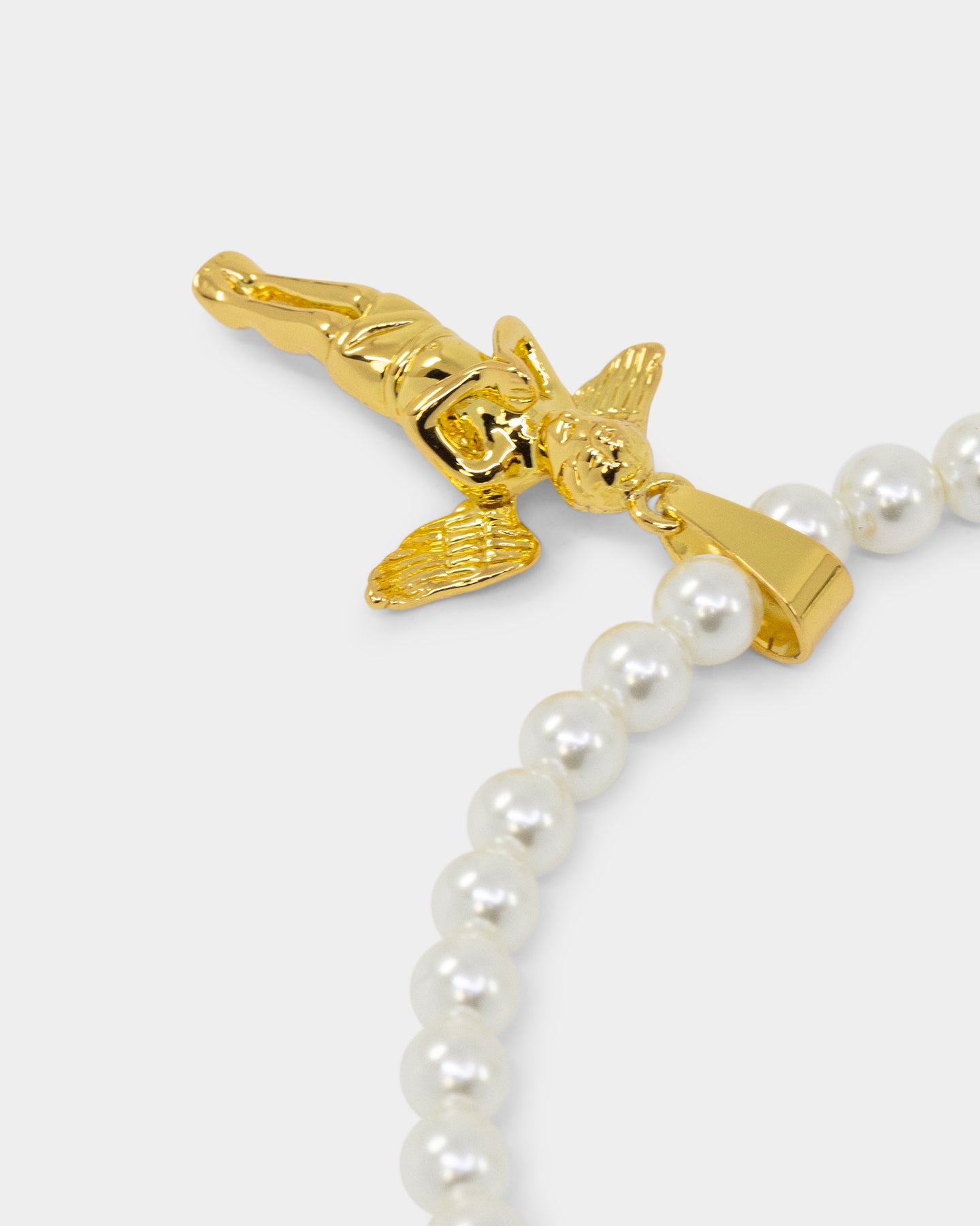 Saint Morta Cupids Pearl Necklace Gold、mySite、zt4zffjzw