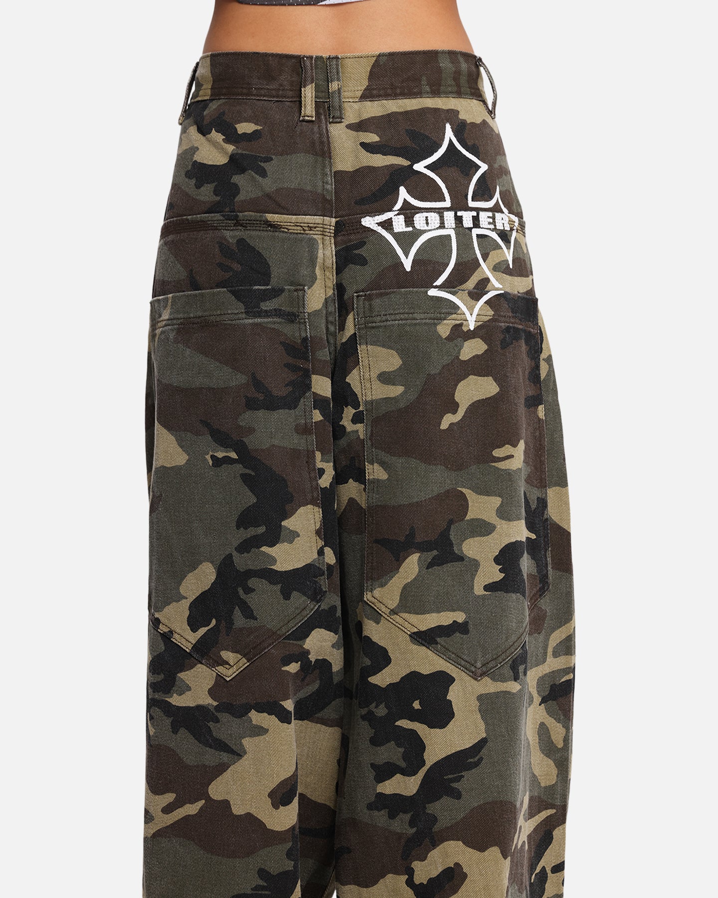 Loiter Skate Jeans Woodland Camo、mySite、zt4zffjzw