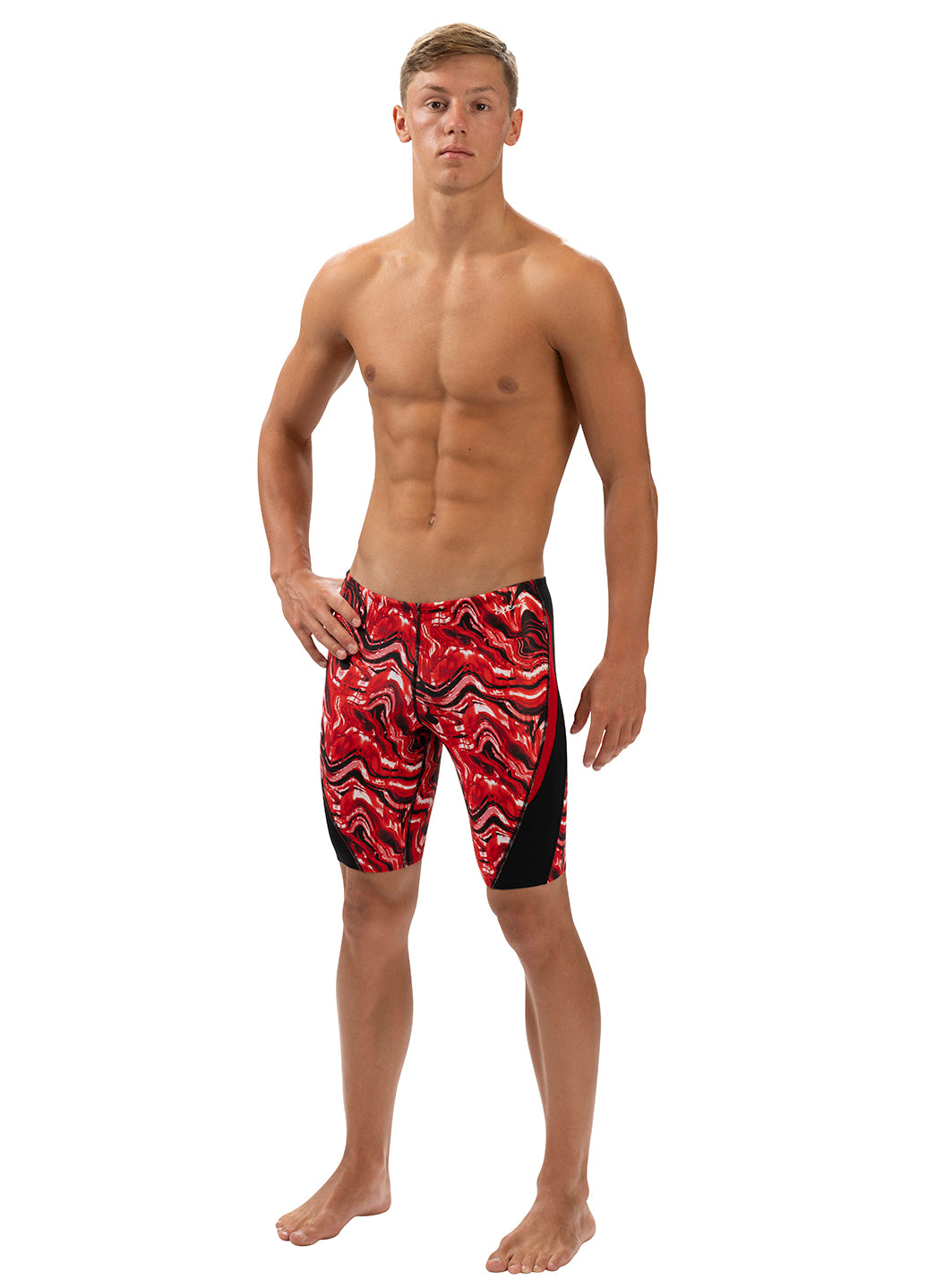 Dolfin Men's Blaze Color Block Jammer Swimsuit、mySite、noshort