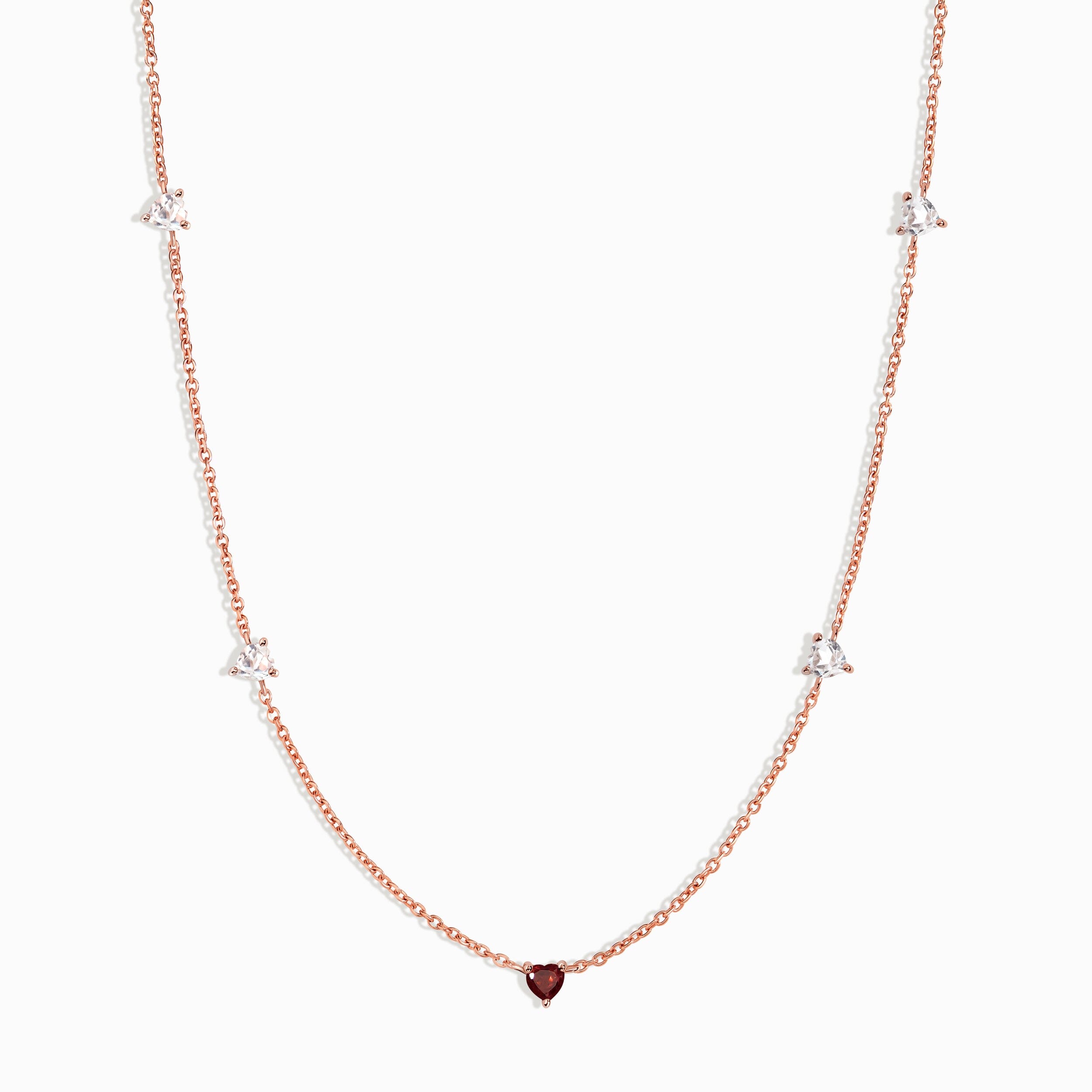 Garnet Never Without My Gem Necklace - January Birthstone、mySite、hinf8tx79