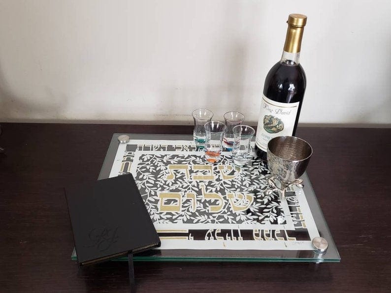 Papercut Shabbat Shalom Challah Plate、mySite、topwebapps