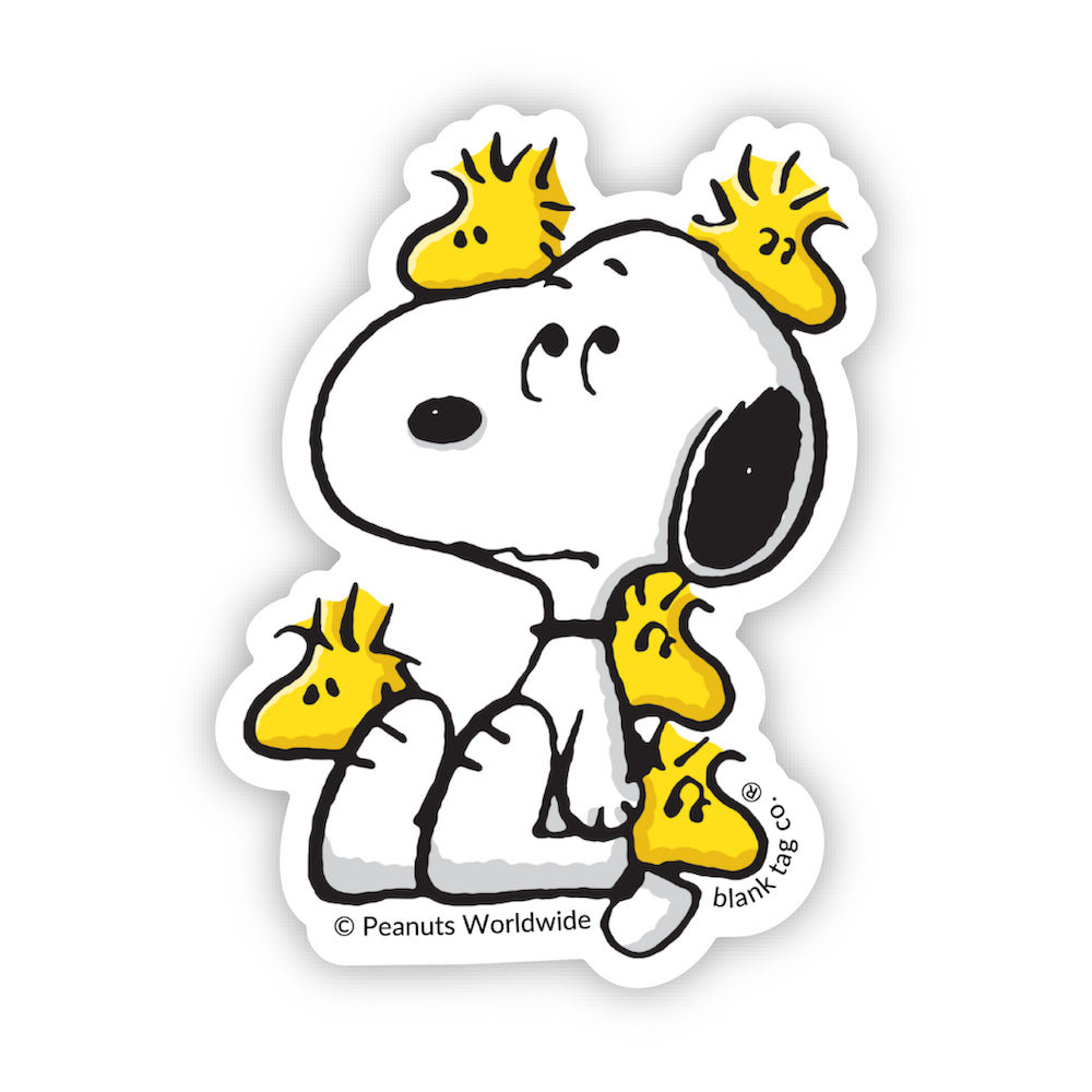  The Peanuts Overwhelmed Snoopy Vinyl Sticker Decal、mySite、ghnorth