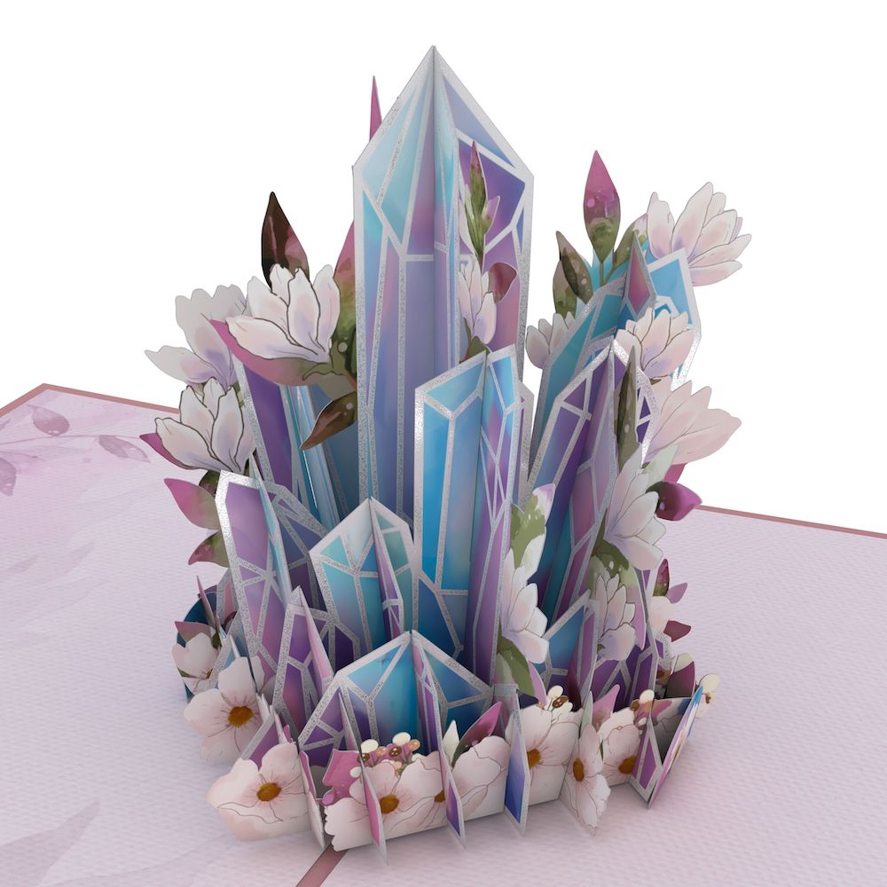 Good Vibes Crystals Pop-Up Card、mySite、solidvoid