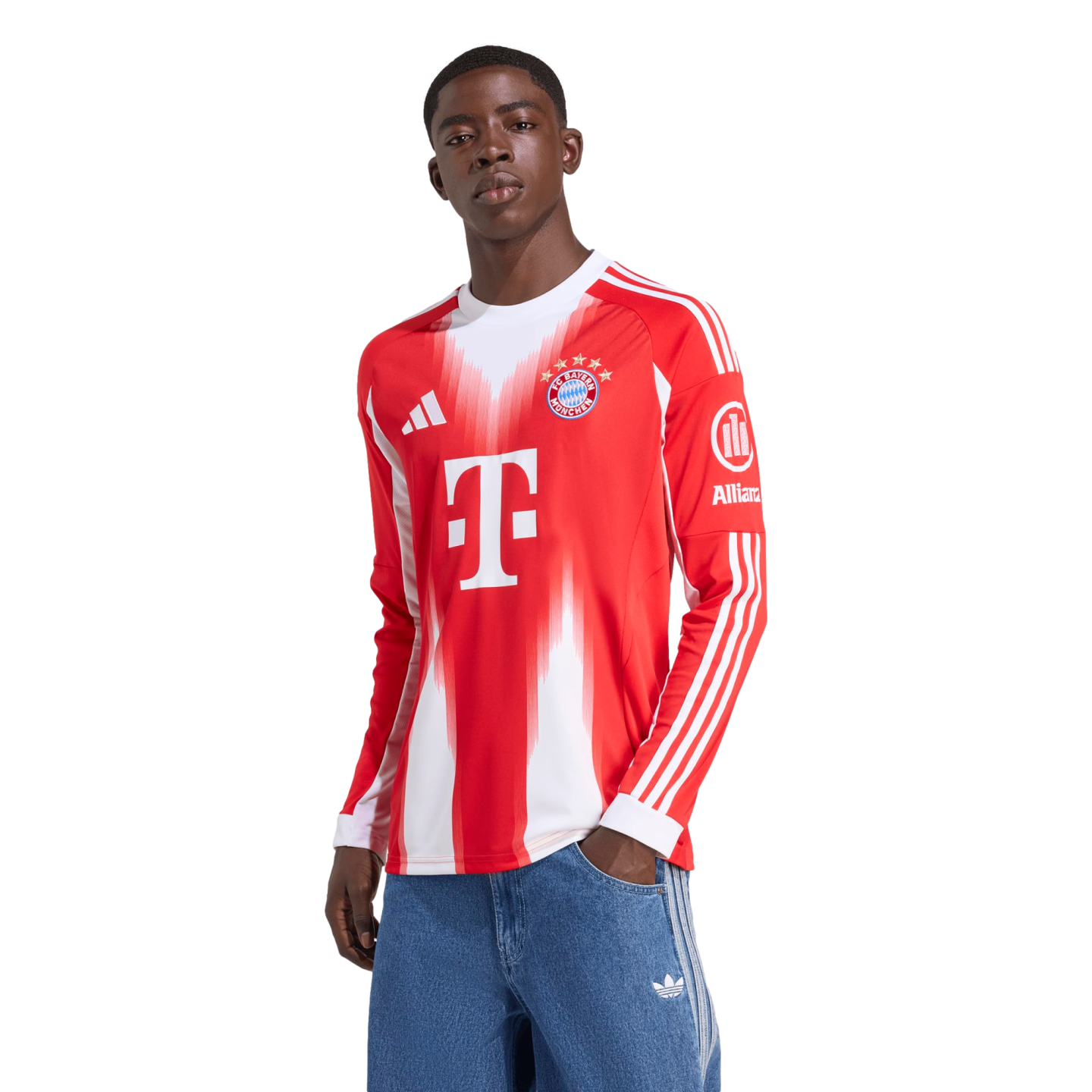 Adidas Bayern Munich 25/26 Long Sleeve Home Jersey、mySite、noshort