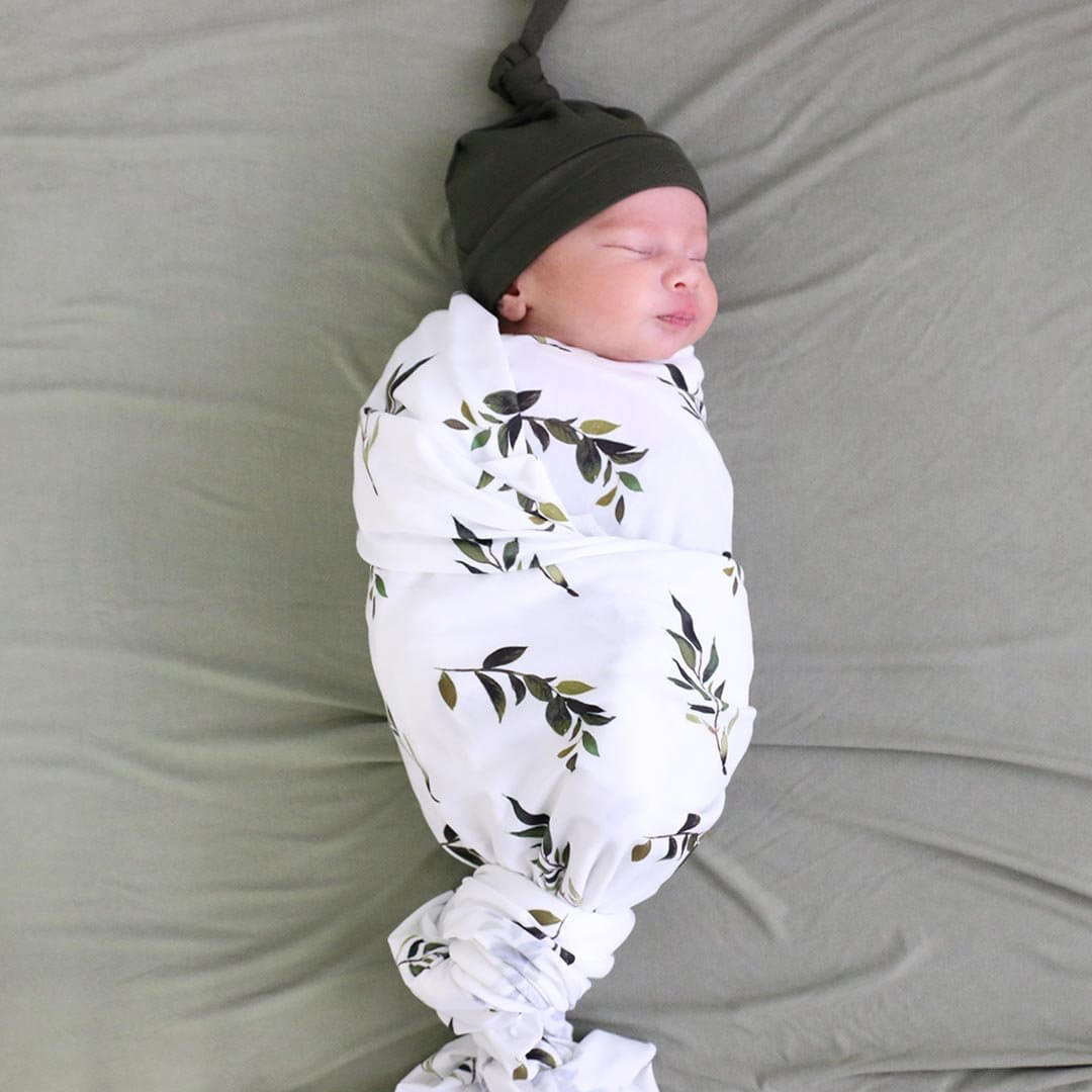  Olive Leaf Oversized Swaddle Blanket、mySite、layawaytickets