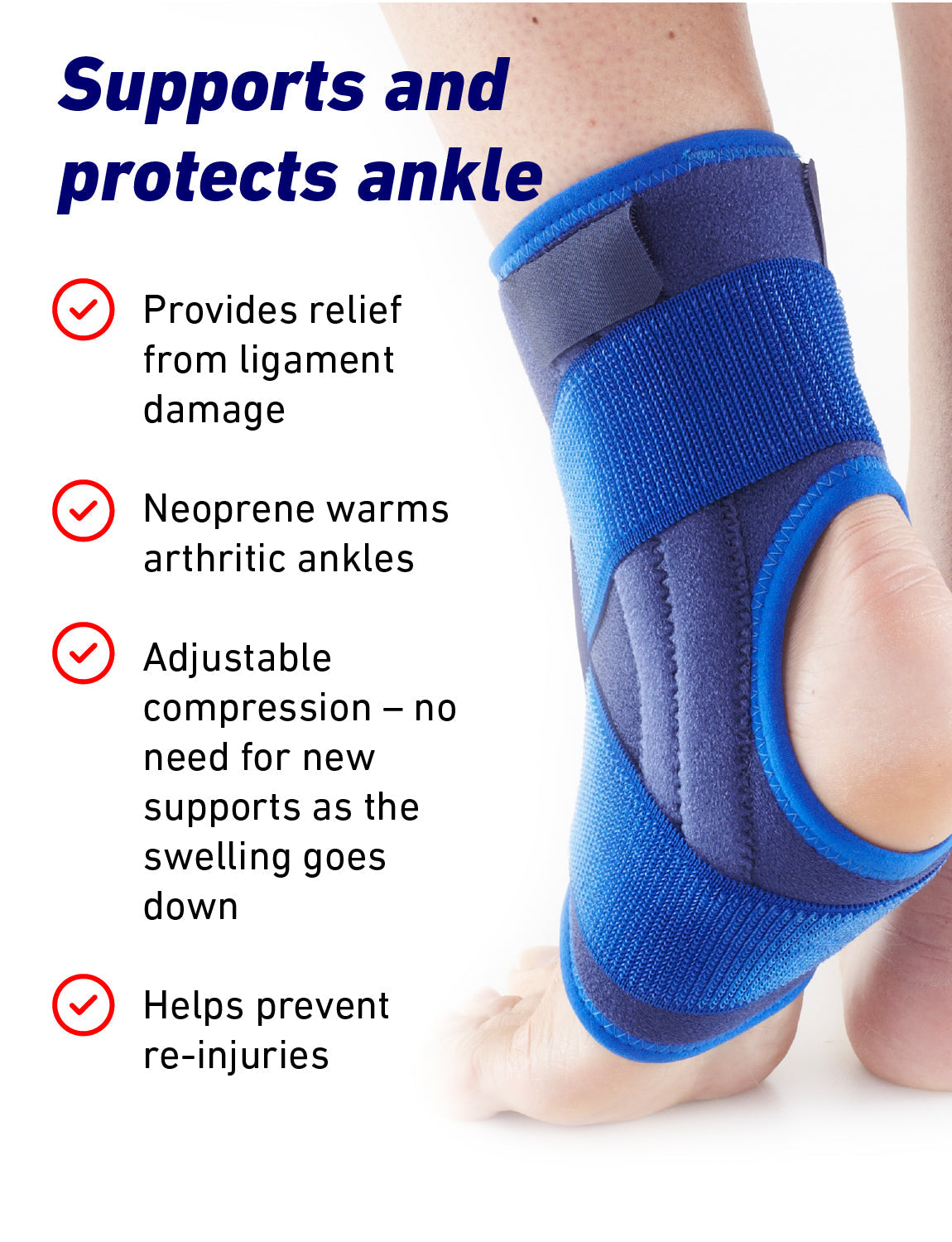  Stabilized Ankle Support with Figure of 8 Strap、mySite、preschool7hills